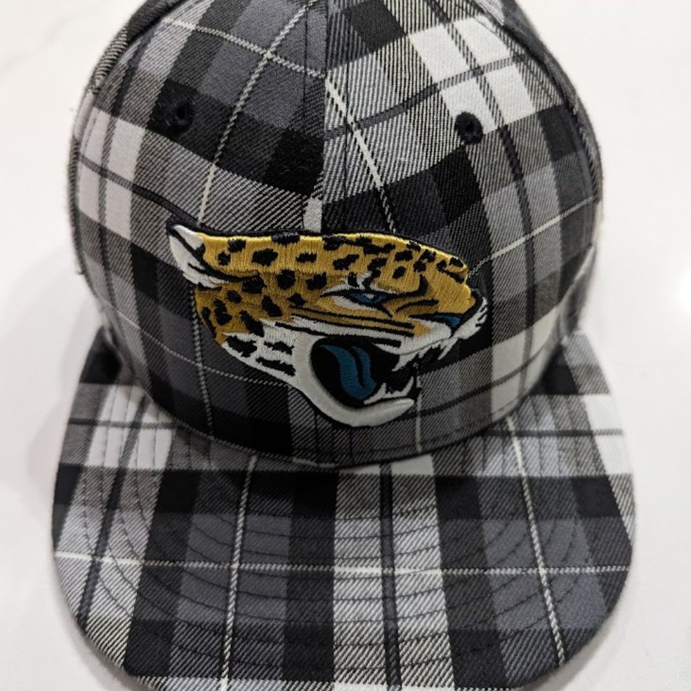 Rare New Era Jacksonville Jaguars Scholar Pop Plaid 59fifty Fitted Hat Cap NFL